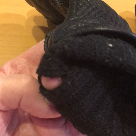 2-in-One Leather Gloves w/ Snap-In Wool Glove Inserts - Picture 7 of 7